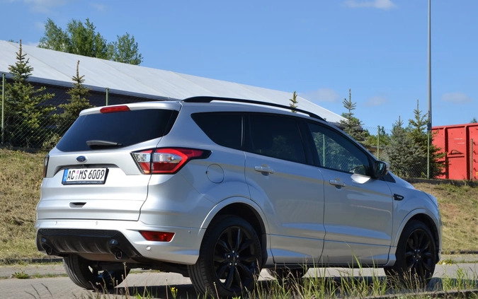 Ford Kuga cena 77900 przebieg: 218584, rok produkcji 2018 z Iława małe 742
